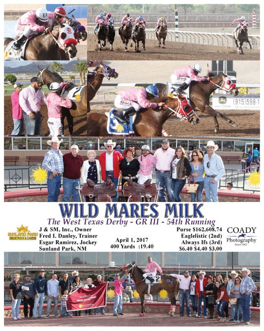 WILD MARES MILK - 040117 - Race 11 - SUN