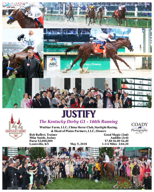 JUSTIFY - 050518 - The Kentucky Derby G1 - WC7