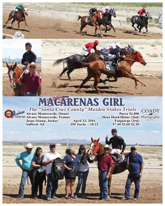 MACARENAS GIRL - 042316 - Race 03 - SAF