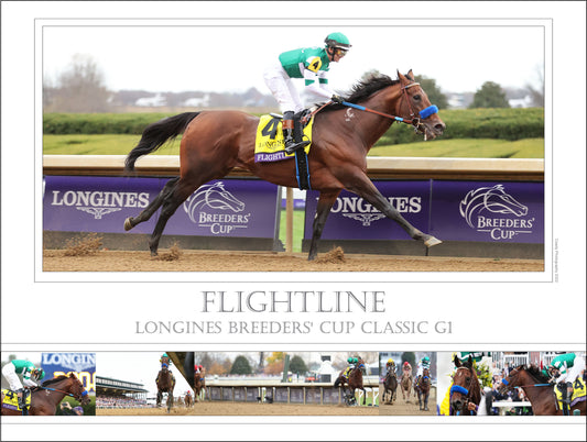 FLIGHTLINE - Longines Breeders' Cup Classic G1 - Limited Edition 18x24 Poster