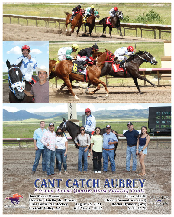 CANT CATCH AUBREY - Arizona Downs Quarter Horse Futurity Trials - 08-25-21 - R02 - AZD