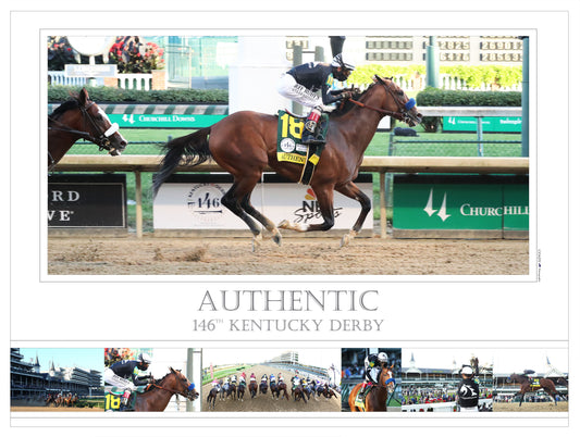 AUTHENTIC - 146th The Kentucky Derby - Limited Edition 18x24 Print