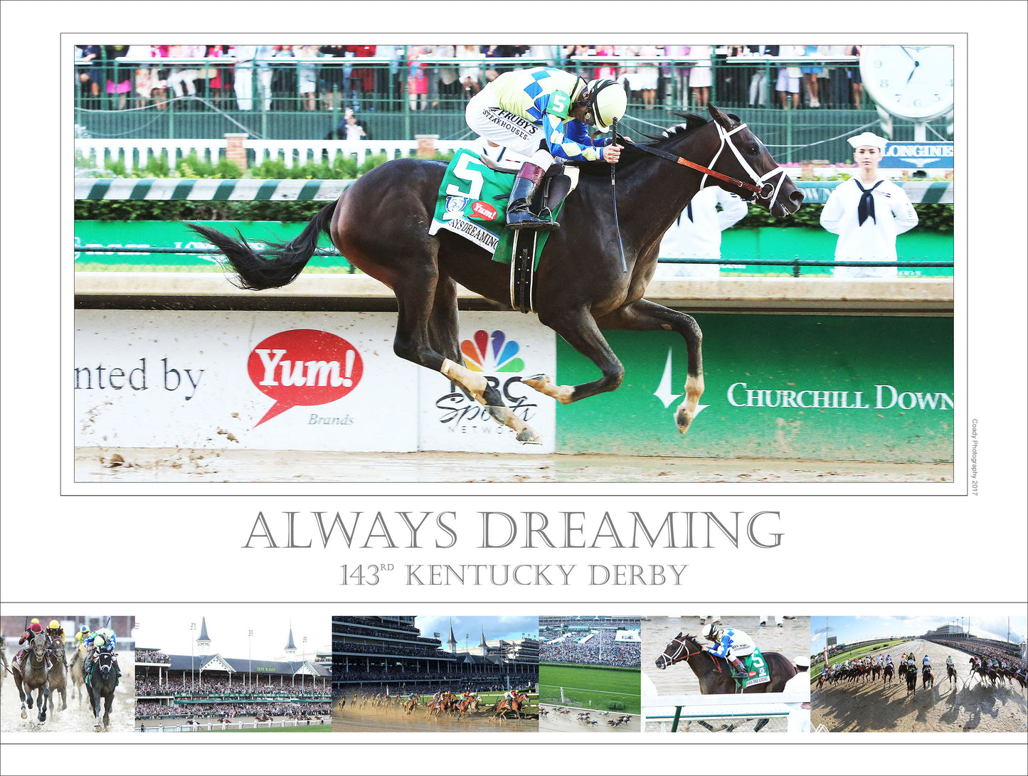 Always Dreaming - 143rd Kentucky Derby - Limited Edition 18x24 Print