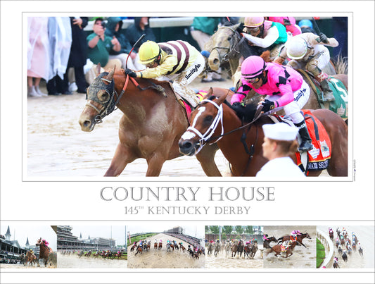 Country House - 145th Kentucky Derby - Limited Edition 18x24 Print