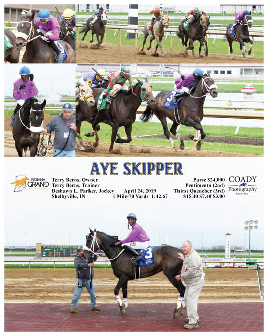 AYE SKIPPER - 042419 - Race 01 - IND