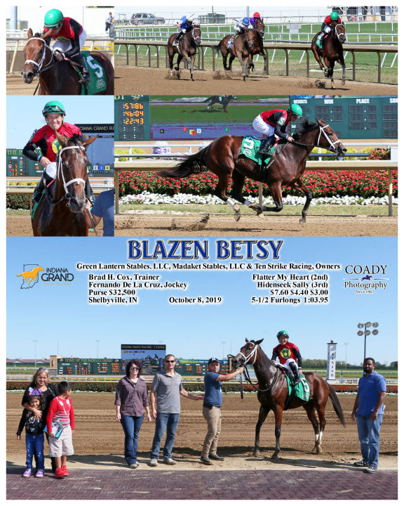 BLAZEN BETSY - 100819 - Race 01 - IND
