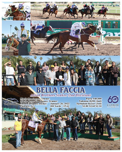 BELLA FACCIA - Allred Brothers Stakes (2nd Division) - 01-26-22 - R02 - TUP