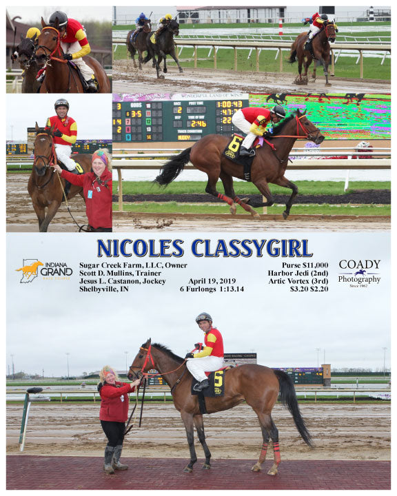 NICOLES CLASSYGIRL - 041919 - Race 02 - IND