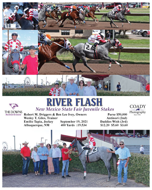 RIVER FLASH - New Mexico State Fair Juvenile Stakes - 09-19-21 - R02 - ALB