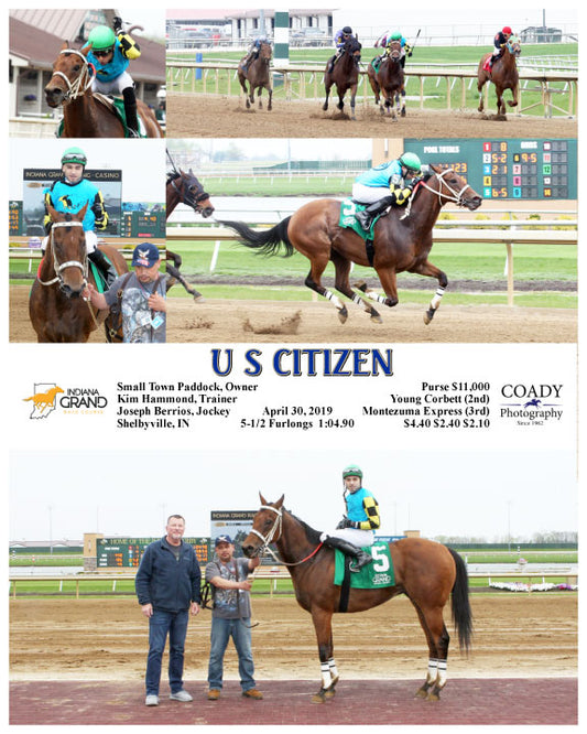 U S CITIZEN - 043019 - Race 02 - IND