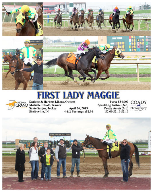 FIRST LADY MAGGIE - 042619 - Race 03 - IND