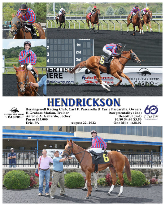 HENDRICKSON - 08-22-22 - R03 - PID
