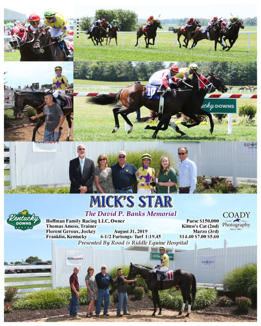 MICK'S STAR - The David P. Banks Memorial - 08-31-19 - R03 - KD