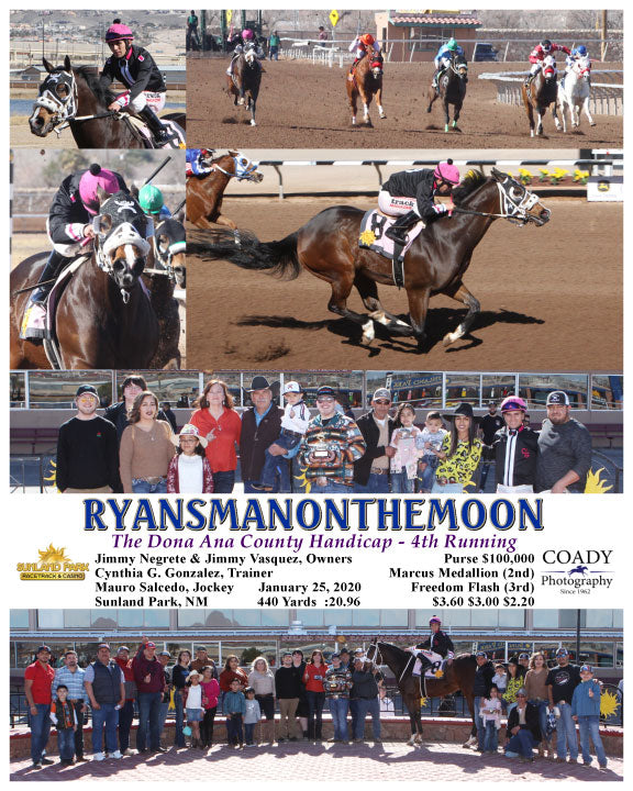RYANSMANONTHEMOON - The Dona Ana County Handicap - 4th Running - 01-25-20 - R03 - SUN