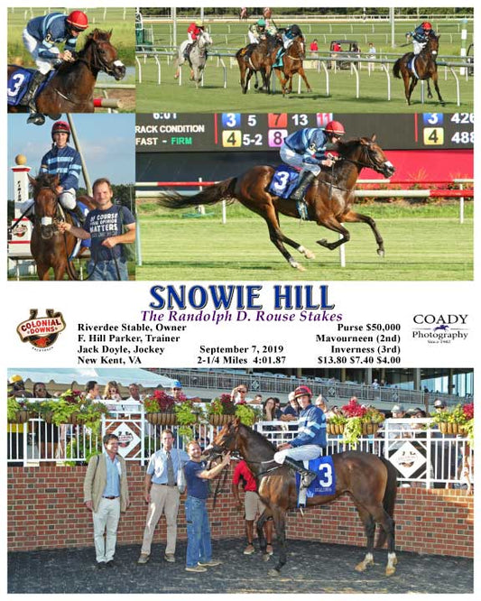 SNOWIE HILL - The Randolph D. Rouse Stakes - 09-07-19 - R03 - CNL