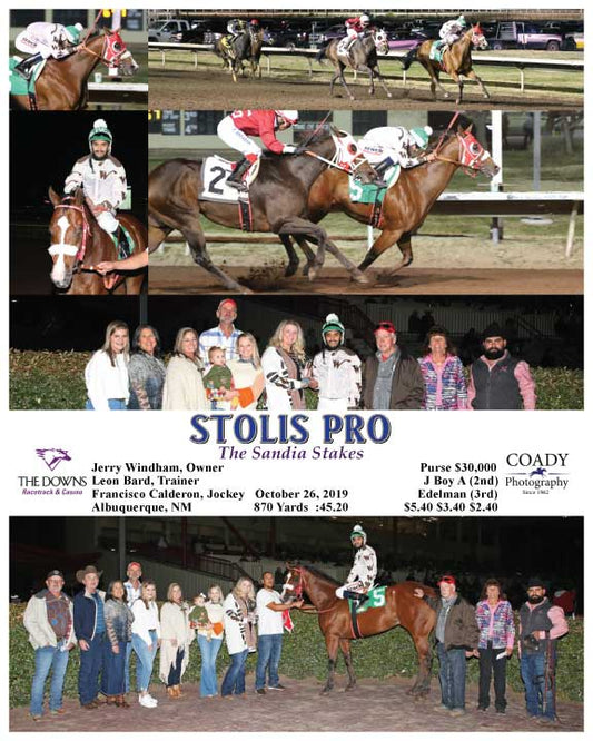 STOLIS PRO - The Sandia Stakes - 10-26-19 - R03 - ALB