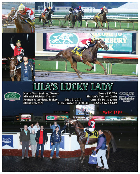 LILA'S LUCKY LADY - 05-03-19 - R04 - CBY