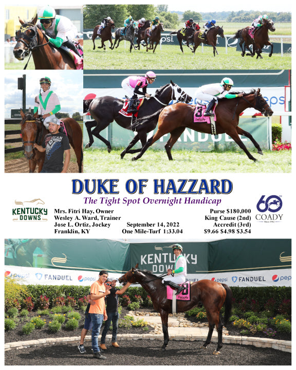 DUKE OF HAZZARD - The Tight Spot Overnight Handicap - 09-14-22 - R05 - KD