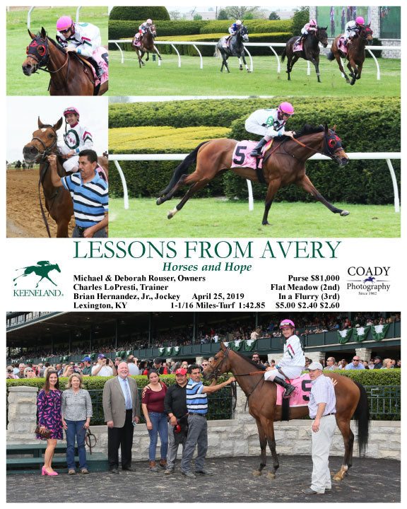 LESSONS FROM AVERY - 042519 - Race 05 - KEE