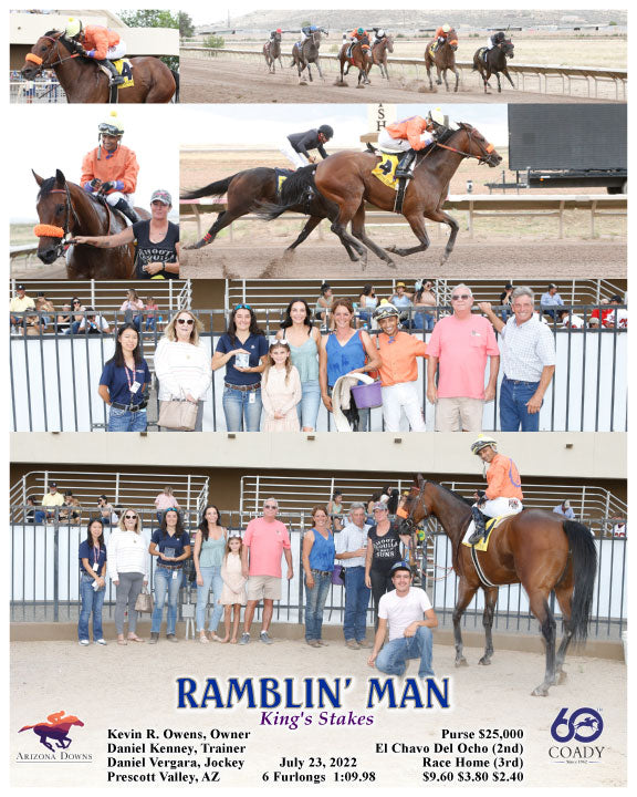 RAMBLIN' MAN - King's Stakes - 07-23-22 - R05 - AZD