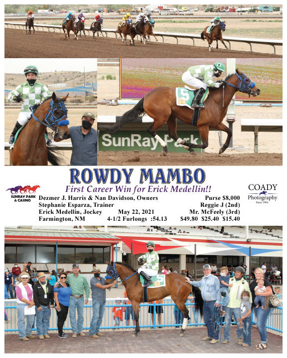 ROWDY MAMBO - First Career Win for Erick Medellin!! - 05-22-21 - R05 - SRP