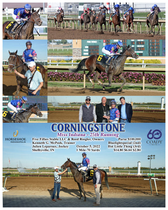 CORNINGSTONE - Miss Indiana - 25th Running - 10-05-22 - R06 - IND