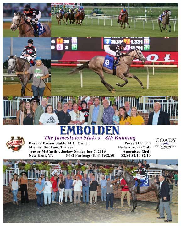 EMBOLDEN - The Jamestown Stakes - 8th Running - 09-07-19 - R06 - CNL