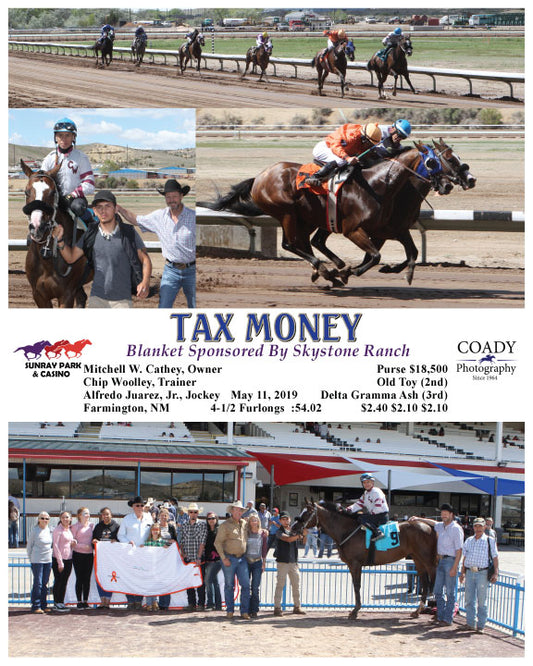 TAX MONEY - Blanket Sponsored By Skystone Ranch - 05-11-19 - R06 - SRP