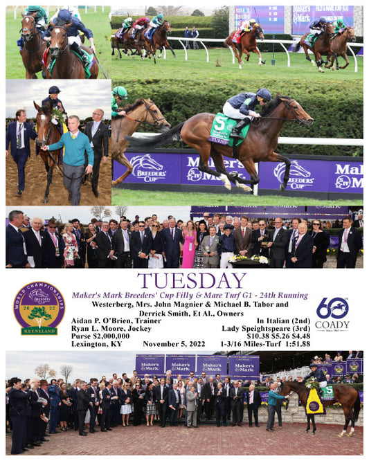 TUESDAY - Maker's Mark Breders' Cup Filly & Mare Turf G1 - 24th Running - 11-05-22 - R06 - KEE