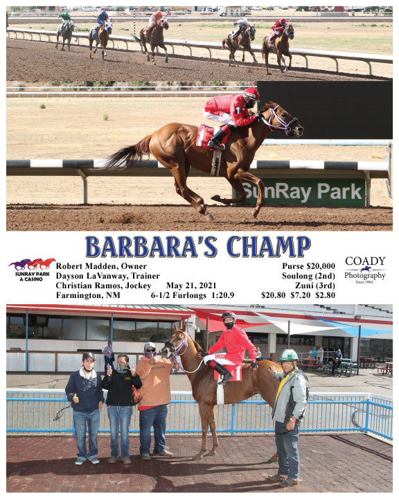 BARBARA'S CHAMP - 05-21-21 - R07 - SRP