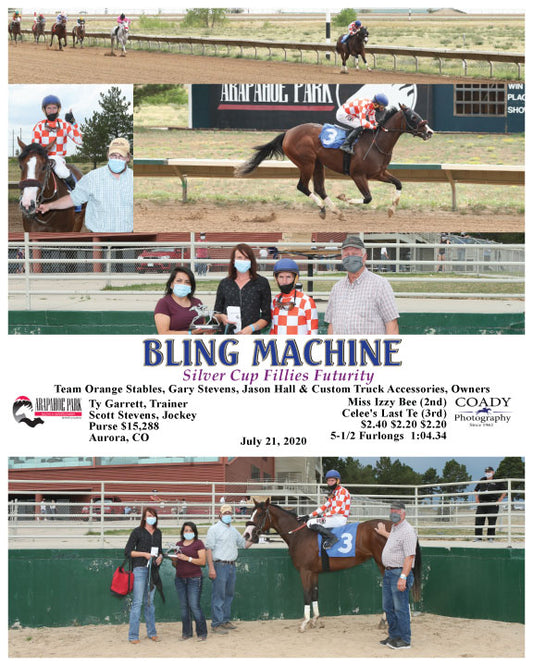 BLING MACHINE - Silver Cup Fillies Futurity - 07-21-20 - R07 - ARP