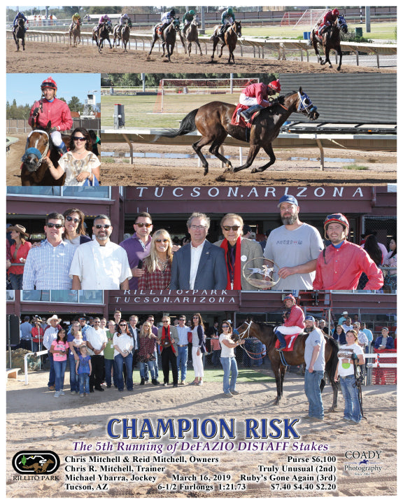CHAMPION RISK - The 5th Running of DeFAZIO DISTAFF Stakes - 03-16-19 - R07 - RIL