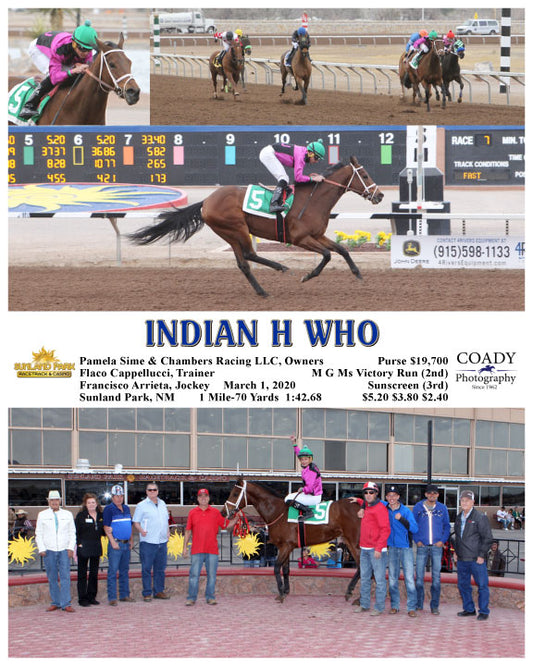 INDIAN H WHO - 03-01-20 - R07 - SUN