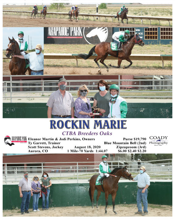 ROCKIN MARIE - CTBA Breeders Oaks - 08-18-20 - R07 - ARP