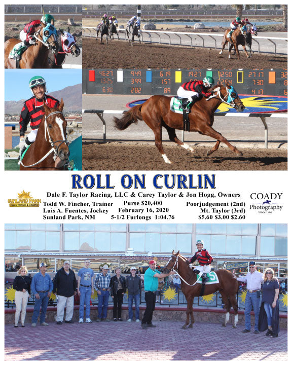 ROLL ON CURLIN - 02-16-20 - R07 - SUN