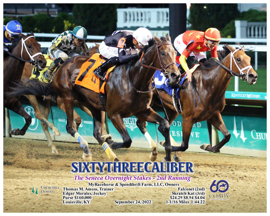 SIXTYTHREECALIBER - The Seneca Overnight Stakes - 2nd Running - 09-24-22 - R07 - CD - Action 03