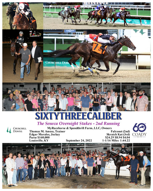 SIXTYTHREECALIBER - The Seneca Overnight Stakes - 2nd Running - 09-24-22 - R07 - CD