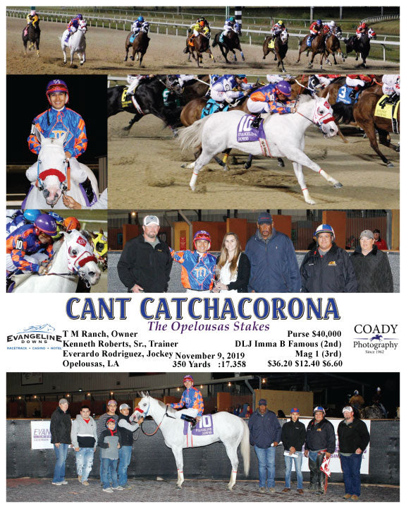 CANT CATCHACORONA - The Opelousas Stakes - 11-09-19 - R08 - EVD