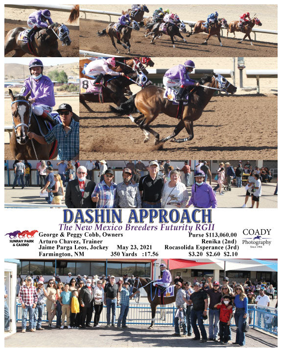 DASHIN APPROACH - The New Mexico Breeders Futurity RGII - 05-23-21 - R08 - SRP