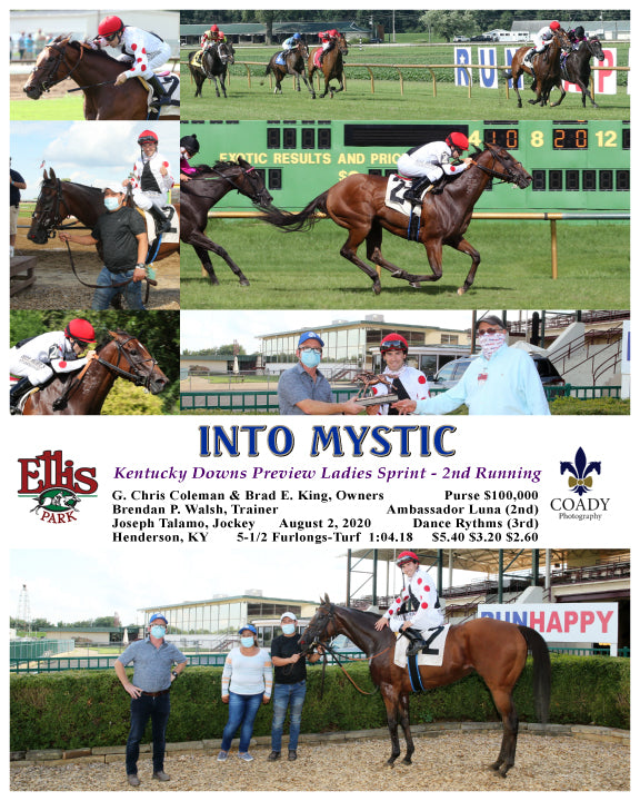 INTO MYSTIC - Kentucky Downs Preview Ladies Sprint - 2nd Running - 08-02-20 - R08 - ELP