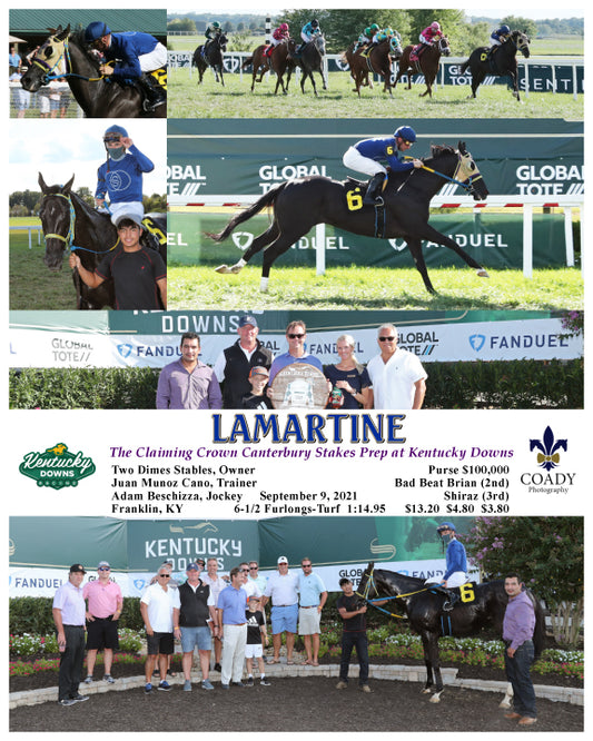 LAMARTINE - The Claiming Crown Canterbury Stakes Prep at Kentucky Downs - 09-09-21 - R08 - KD