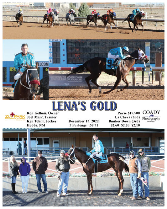 LENA'S GOLD - 12-13-22 - R08 - ZIA