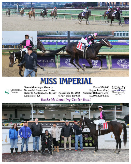 MISS IMPERIAL - 111618 - Race 08 - CD