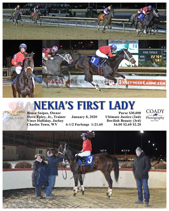 NEKIA'S FIRST LADY - 010820 - Race 08 - CT