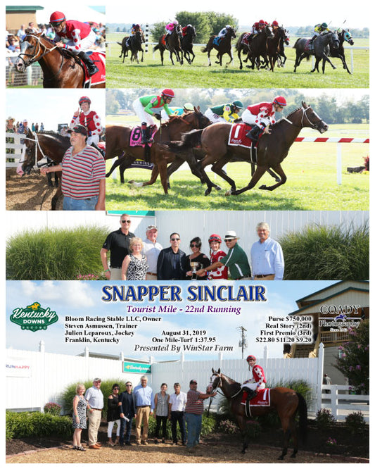 SNAPPER SINCLAIR - Tourist Mile - 22nd Running - 08-31-19 - R08 - KD