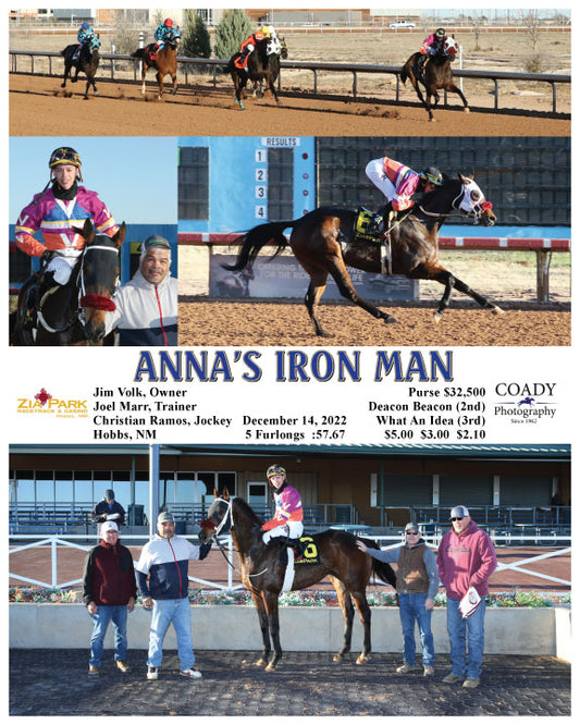 ANNA'S IRON MAN - 12-14-22 - R09 - ZIA