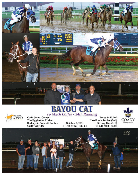 BAYOU CAT - To Much Coffee - 24th Running - 10-06-21 - R09 - IND