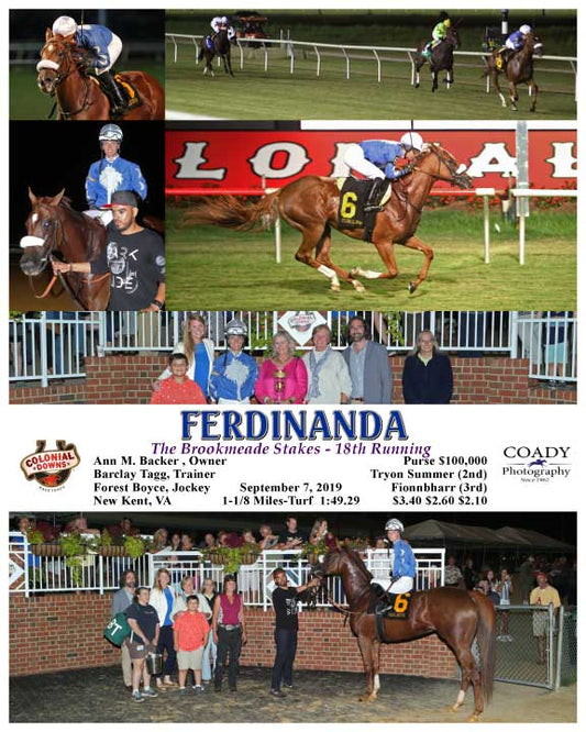 FERDINANDA - The Brookmeade Stakes - 18th Running - 09-07-19 - R09 - CNL