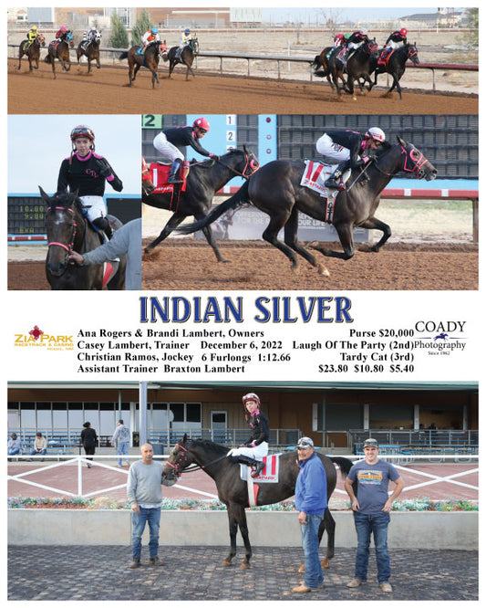 INDIAN SILVER - 12-06-22 - R09 - ZIA