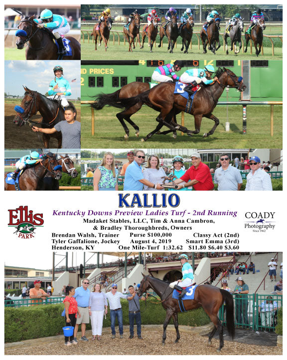 KALLIO - Kentucky Downs Preview Ladies Turf - 2nd Running - 08-04-19 - R09 - ELP